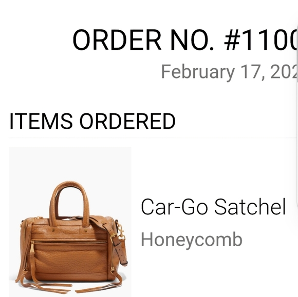 Aimee Kestenberg car-go satchel in honeycomb - Picture 3 of 4